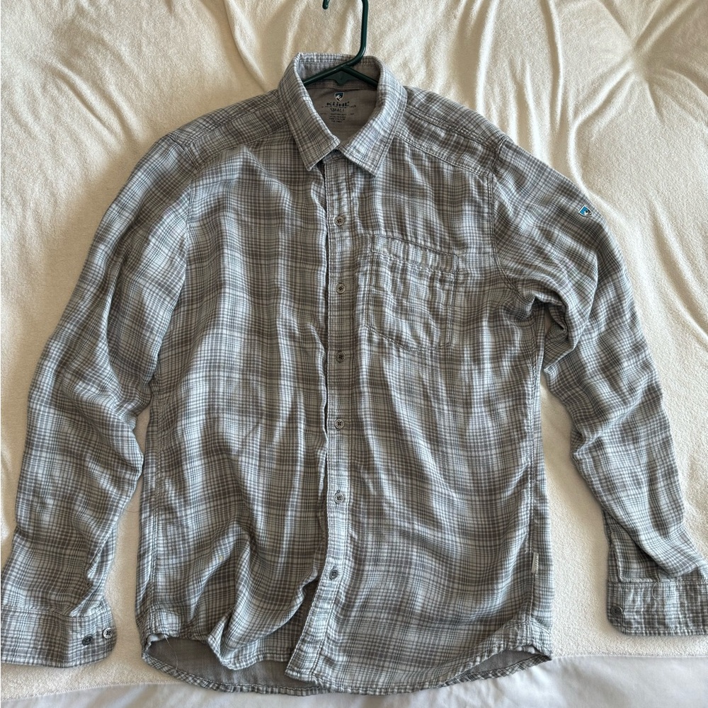 Kuhl long sleeve light-weight flannel - small